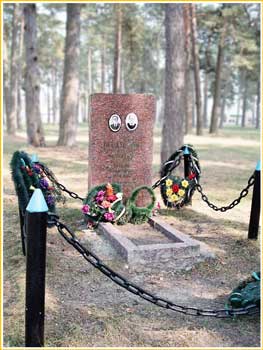 Памятник на могиле партизана Н.М. Невдубского.